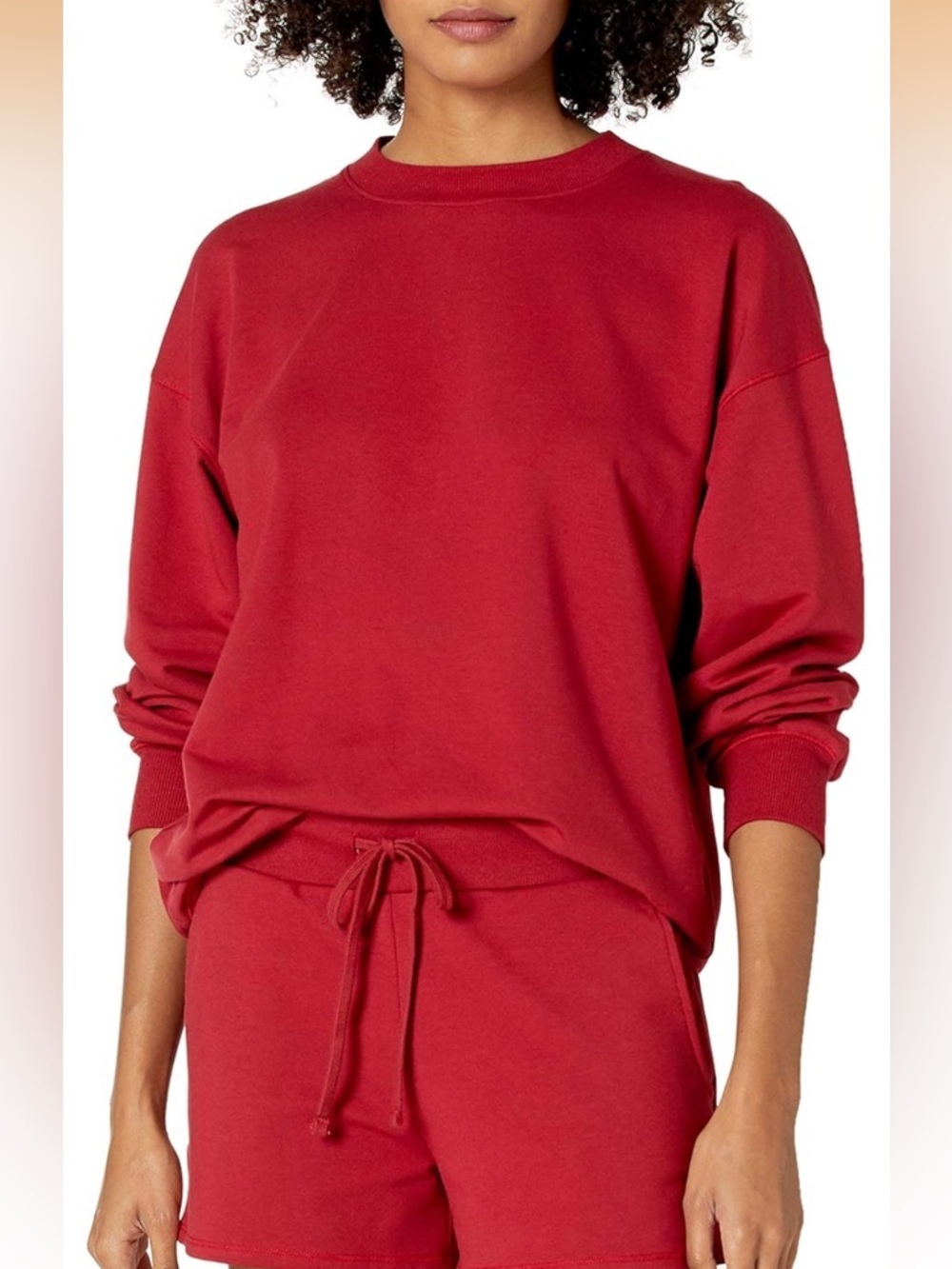 The drop set crewneck maddi supersoft joggers sweatpants modal pima pullover